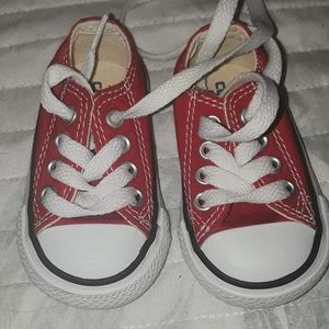 Red new converse